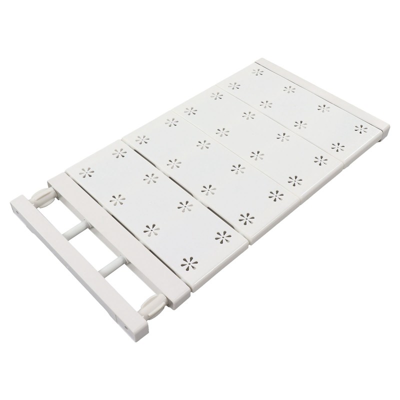 Wardrobe Partition Board Storage Extendable Rod Space Saving Layered Partition