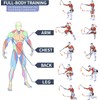Konbison Battle Ropes for Home Gym Heavy Exercise Training Workout,