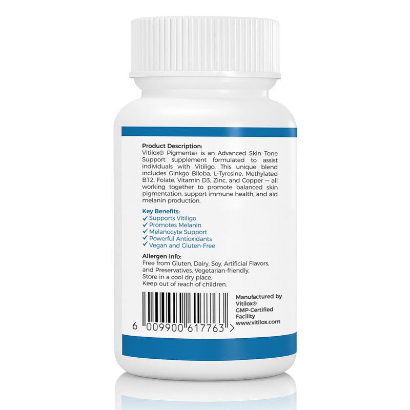 Vitilox Pigmenta+ Advanced, Skin Tone Support Supplement – 60 Tablets