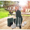 POLIGO 7pcs Golf-Club Style Grill Accessories Kit with Rubber Handle