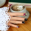 NAILOG Nail Stickers (20 Pieces), Curing Type, Gel Nail Stickers,