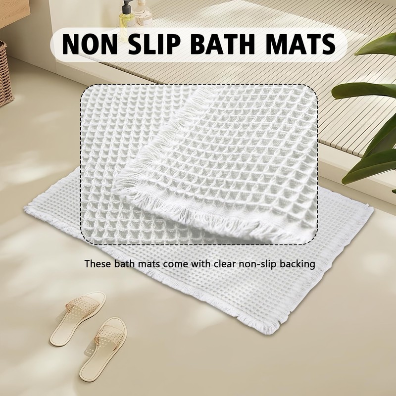EP Jeans Waffle Bath Mat Rug, 25" x 37" Super
