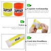 Qimoo 1Pcs Orange + 1Pcs Yellow Youth Captain Armband for