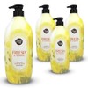 Shower Mate Blooming Freesia & Jasmine Body Wash 900g (4 units) / 샤워메이트 블루밍 프리지아 앤 자스민 바디워시 900g 4개