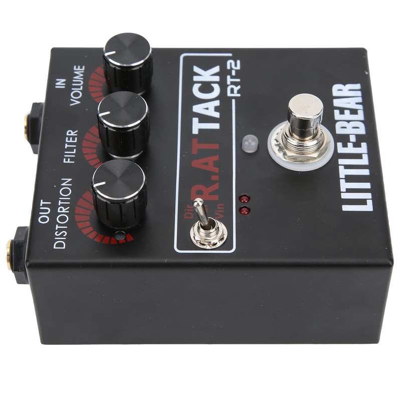 Guitar Distortion Effector Electric 3‑Level for RAT Tone Single Effect