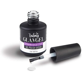 Valmy Base Hibrida para Uñas de Gel con Vitamina E, B5 y Calcio - Paso 2: Esmalte SemiPermanent y Gelpolish Profesional