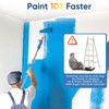 Extendable Paint Brushes Holder with 160° Adjustable Angle & 1m