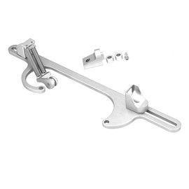 Carburetor Bracket, Billet Aluminum Throttle Cable Carburetor Bracket for Holley 4150 and 4160 Series Carburetor (Silver)