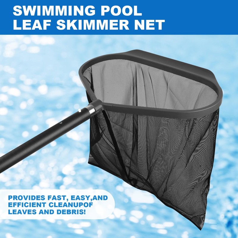 Pool Net Skimmer Heavy Duty, Swimming Pool Leaf Skimmer Net