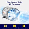 iPower 4 Inch 100 CFM Inline Duct Fan with Low