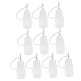 CIYODO 10pcs Precision Glue Bottles Squeeze Applicator Bottles for Oil Paint and Liquid Dispensing for Crafting and DIY Projects