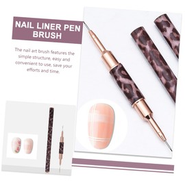 Mikinona Dual-ended Nail Art Liner Brush Pen for Manicure Compact and Durable Nail Painting Tool for Unique Designs Easy to Grip and Use