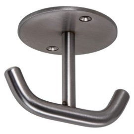 GedoTec® Modern Swivel Hook, Quadruple Hooks, Coat Hooks, Made of Rust-proof Stainless Steel, Model: Major, Rotatable, 4-way Hooks, Clothes Hook, Matt Brushed Stainless Steel, Brand Quality for your Living Area