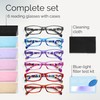 Gaoye Reading Glasses for Women, 6 pack Fashion Readers for