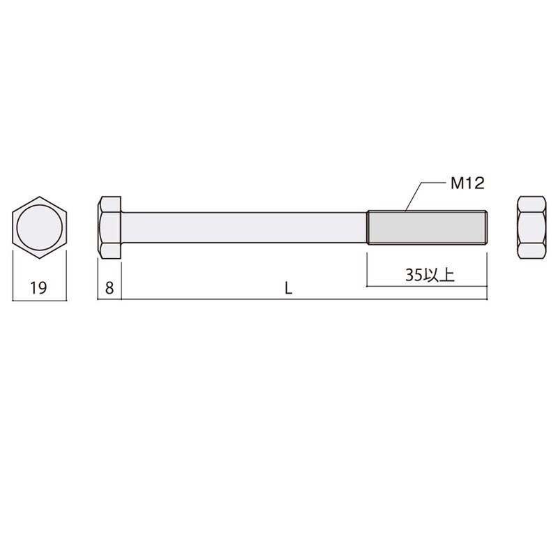 DAIDOHANT 10175428 Z Mark Hex Bolt (Nominal Diameter) M0.5 x