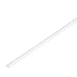 sourcing map Acrylic Pipe Rigid Round Tube Clear 1 mm ID 3mm OD 305mm for Lamps and Lanterns,Water Cooling System