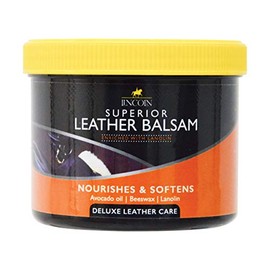 William Hunter Equestrian Lincoln Superior Leather Balsam - 400g - contains refined beeswax, lanolin and avocado