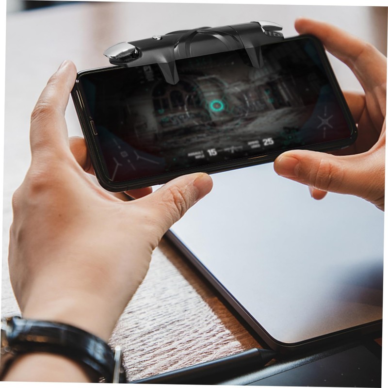 KICHOUSE Switch Mobile Gaming Trigger Controller Attachment Quick Shooter Adjustable