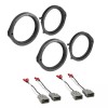American International Front-Rear Speakers installation kit for 2006-2021 Honda Civic,