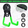 Landhoow 10 Pcs Large Magnetic Hooks Heavy Duty Garage Magnet