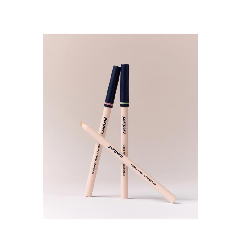PERIPERA Mood Fit Pencil Concealer 0.35g, Color:02 Cover Green