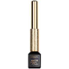 L'Oreal Paris Makeup Matte Signature Liquid Dip Eyeliner, Waterproof, Precise and Easy Application, All Day Wear, Vivid Matte Finish, Greige, 0.07 fl; Oz.