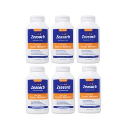 Special pack of 6 Zeasorb Super Absorbent Powder 2.5 oz (70.9 g)
