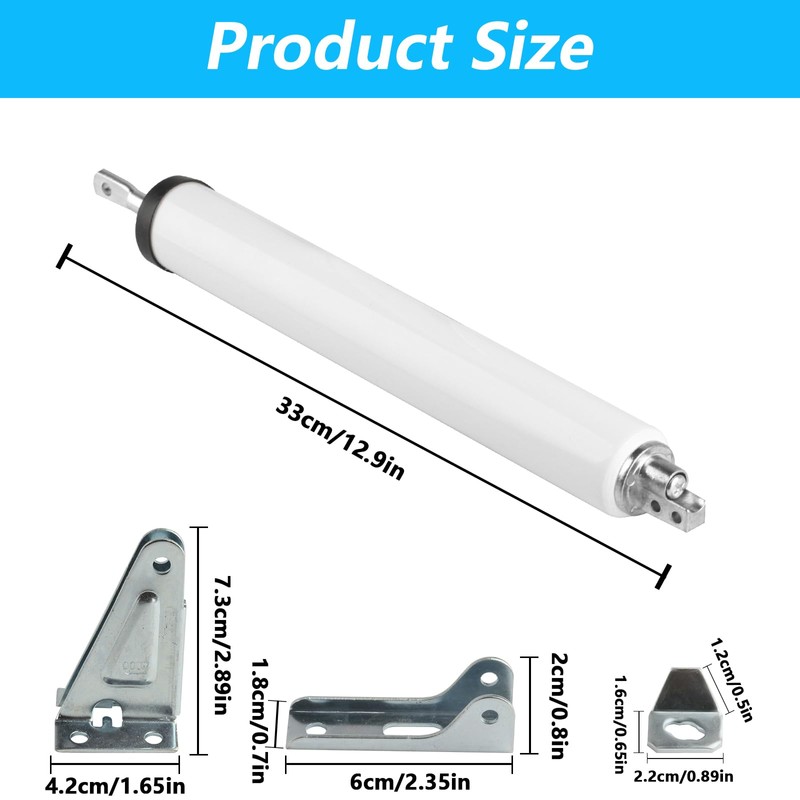 Pneumatic Screen and Storm Door Closer Kit, Heavy Screen Door