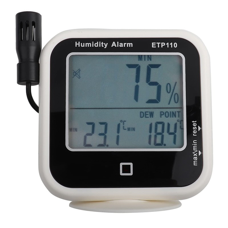 ETP110 ThermO Hygrometer Digital ThermO Hygrometer Dew Point Meter Temperature