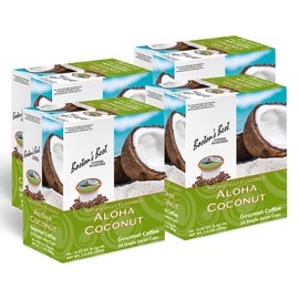Boston’s Best Coffee - Aloha Coconut Flavored Coffee, Delicious Gourmet Coffee Compatible with Keurig® Coffee Maker, 1 Count (96 Single Serve Cups)