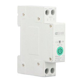 WiFi Switch Circuit Breaker, 63A DIN Rail Mount Smart Circuit Breaker with APP Remote Control, Power Metering, Mini DIN Rail Smart Timer Circuit Breaker
