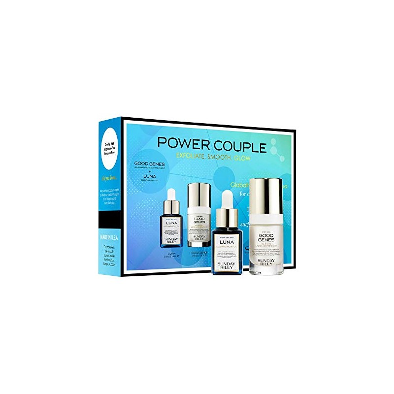 Sunday Riley Power Couple Total Transformation Kit with Good Genes