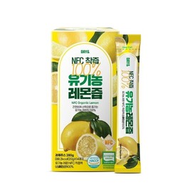 Day& NFC Juice 100 Organic Lemon Juice 14 packs 1 box / 데이앤 NFC착즙 100 유기농레몬즙 14포 1박스