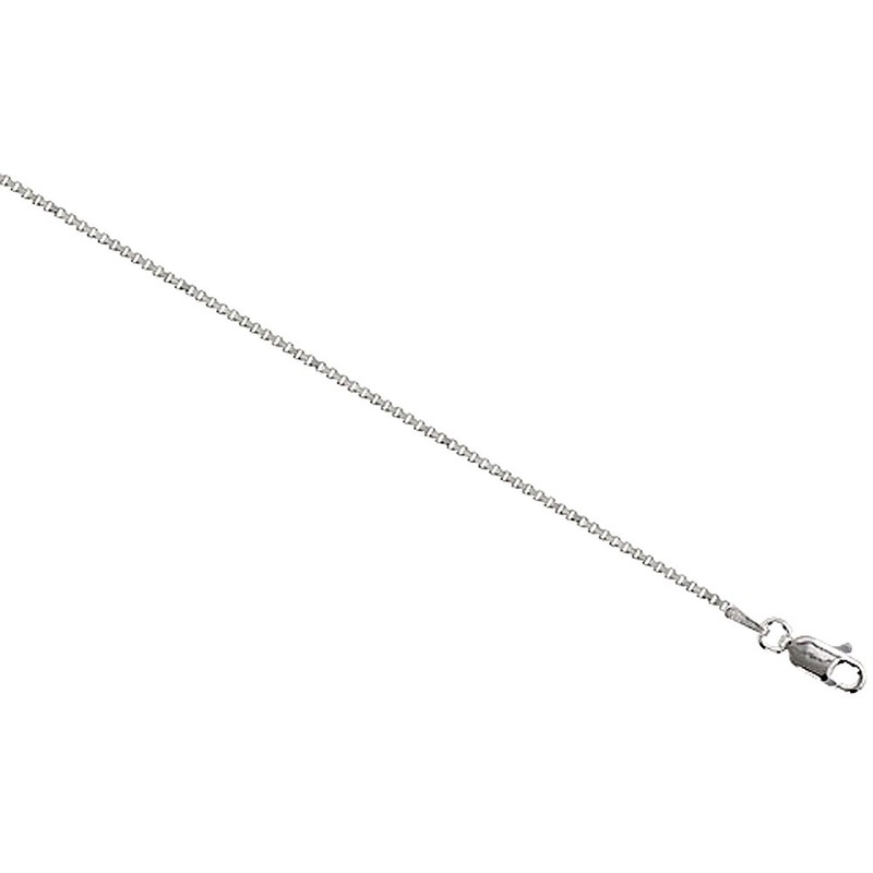 Sterling Silver 1.2mm BOX Chain Bracelet Square Cut tm Nickel