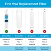 SpiroPure SP-WP300 NSF Certified Refrigerator Water Filter Compatible Replacement for
