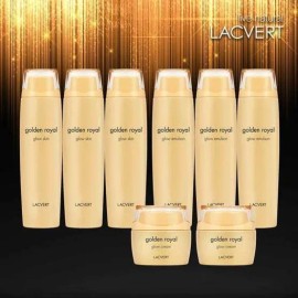 Laquebert [NEW] Laquevert Golden Royal Honey Glow 3 Sets (3 Skins + 3 Lotions) + 2 Creams / [NEW] 라끄베르 골든로얄 꿀광채 3세트(스킨3+로션3)+크림2
