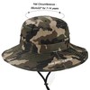 Kids Camo Sun Hat Boys-Camouflage Bucket Fishman Hat Packable