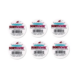 LEE 10053 Sortkwik Fingertip Moisteners, 3/8 oz, Pink, Sold as 6 Pack