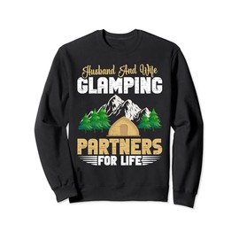 Glamper Vacation Camping Essentials Camping Tent Glamping Sweatshirt
