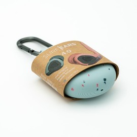 SurfEars 4.0 | Let Sound in - Keep Water Out (Coral/Sky, One Size)