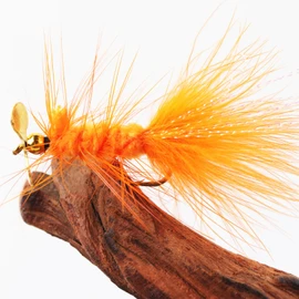 Kit surtido de moscas para pesca con mosca, Nyphms seco y húmedo, Tenkara Popper, serpentina lanosa para trucha, lubina, salmón, Steelhead con caja de moscas (kit de moscas de hélice, 42 piezas)
