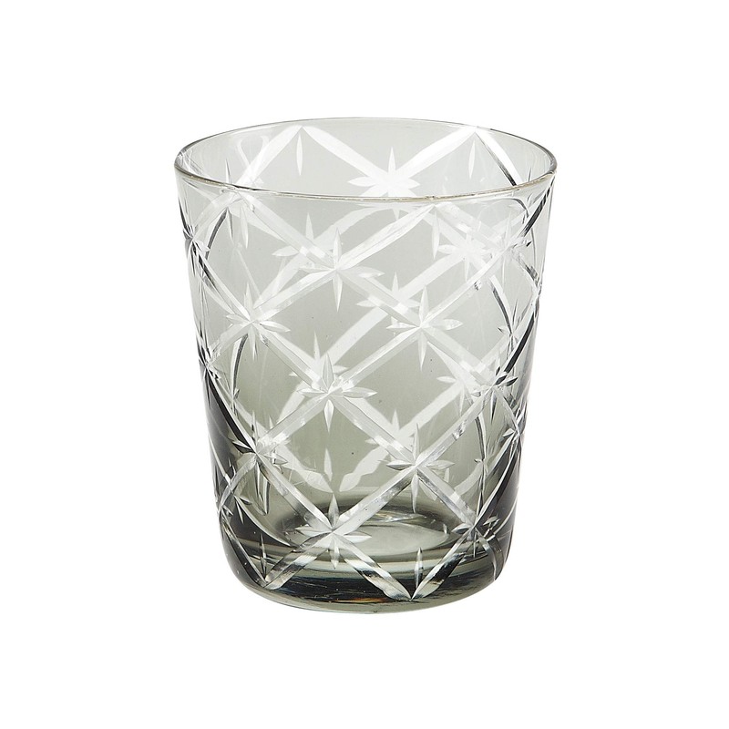 IMPULSE! Starlight Smoke Grey Tumblers, Drinking glasses, Set of 4