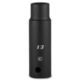Capri Tools Deep Impact Socket, 1/2-Inch Drive, 6-Point, Metric (13 mm)