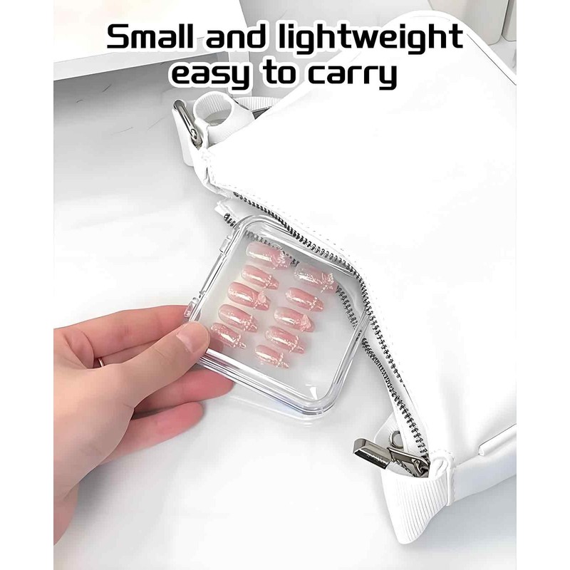 DAWZMR 18PCS Press on Nail Cases, Artificial False Nail Storage