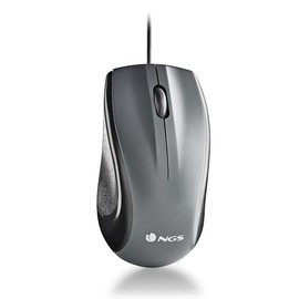 NGS 1000 dpi - Mouse óptico con USB de Desplazamiento, Color Negro                                                                                    