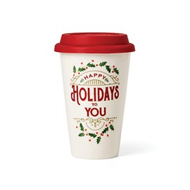 Lenox HAPPY HOLIDAYS TO YOU TRAVEL MUG