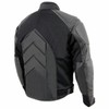 NexGen SH2153 Men's Black CE Armored Motorcycle Textile and Leather
