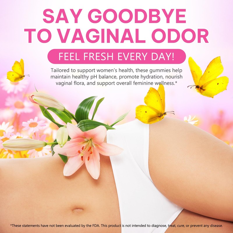 Feminine Probiotics Gummies for Women, Vaginal Probiotics Feminine Balance pH