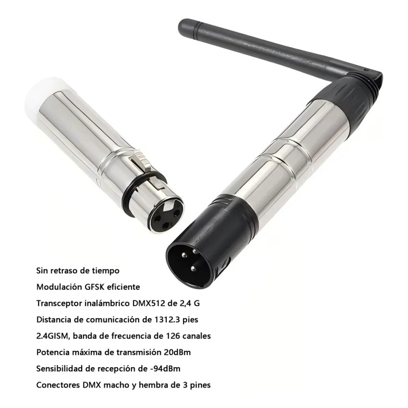 Transmisor Y Receptor Inalámbrico De Luz De Escenario Dmx512