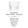 NassifMD Detox Pads Facial Radiance Pads, Glycolic Acid Pads, Face